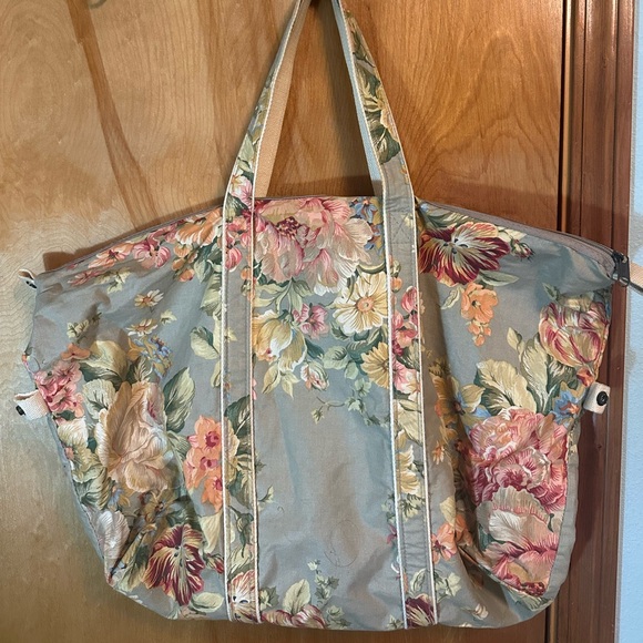 Handbags - Vintage 80/90s American Style Lacrosse Floral Tote Bag